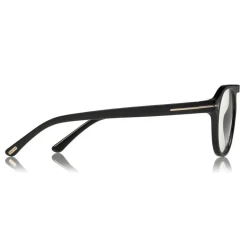 Tom Ford - Round Opticals Sunglasses - Round Optical Sunglasses - Black - FT5533-B - Sunglasses - Tom Ford Eyewear - Avvenice