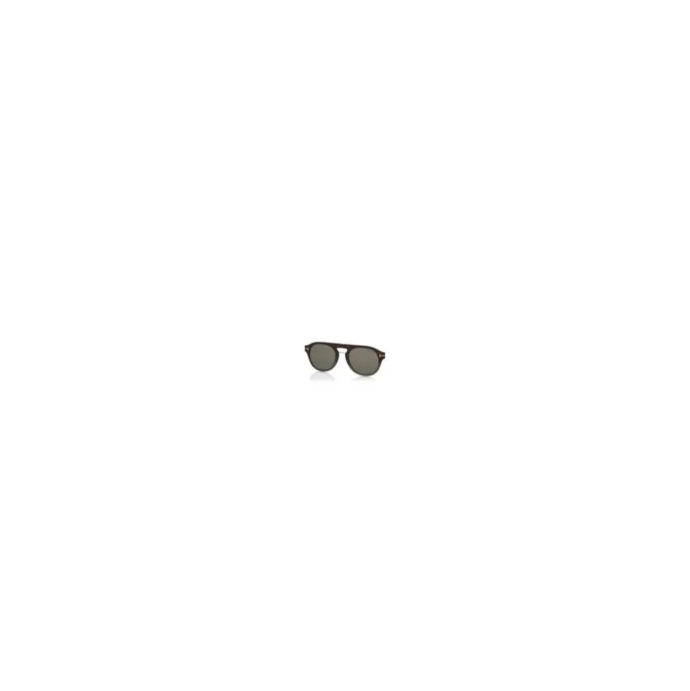 Tom Ford - Round Opticals Sunglasses - Round Optical Sunglasses - Grey Havana - FT5533-B - Sunglasses - Tom Ford Eyewear - Avvenice