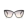 Tom Ford - Sandrine Sunglasses - Butterfly Acetate and Metal Sunglasses - Black - FT0715 - Sunglasses - Tom Ford Eyewear - Avvenice