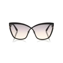 Tom Ford - Sandrine Sunglasses - Butterfly Acetate and Metal Sunglasses - Black - FT0715 - Sunglasses - Tom Ford Eyewear - Avvenice