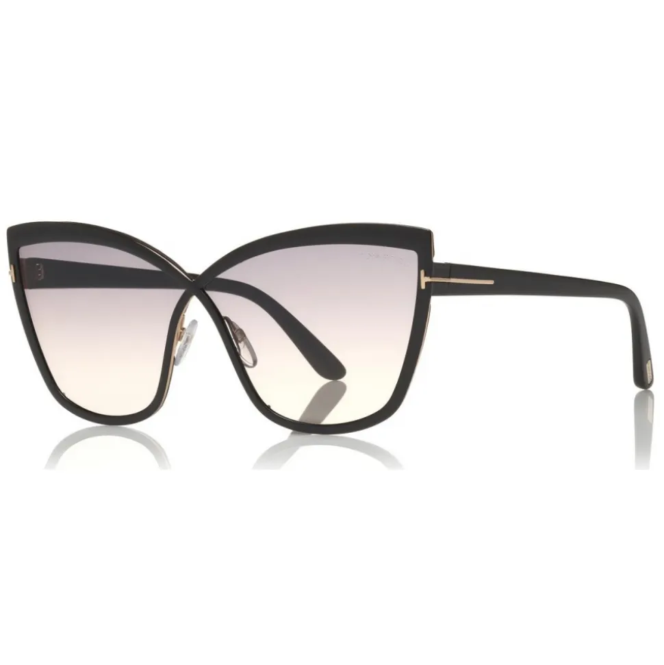Tom Ford - Sandrine Sunglasses - Butterfly Acetate and Metal Sunglasses - Black - FT0715 - Sunglasses - Tom Ford Eyewear - Avvenice