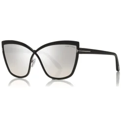 Tom Ford - Sandrine Sunglasses - Butterfly Metal Sunglasses - Black Smoke - FT0715 - Sunglasses - Tom Ford Eyewear - Avvenice