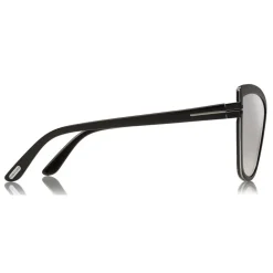 Tom Ford - Sandrine Sunglasses - Butterfly Metal Sunglasses - Black Smoke - FT0715 - Sunglasses - Tom Ford Eyewear - Avvenice