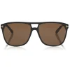 Tom Ford - Shelton Sunglasses - Square Acetate Sunglasses - Shiny Black Brown - FT0679 - Sunglasses - Tom Ford Eyewear - Avvenice