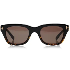 Tom Ford - Snowdon Sunglasses - Squared Acetate Sunglasses - Tortoise Black - FT0237 - Sunglasses - Tom Ford Eyewear - Avvenice