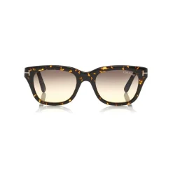 Tom Ford - Snowdon Sunglasses - Squared Acetate Sunglasses - Tortoise Havana - FT0237 - Sunglasses - Tom Ford Eyewear - Avvenice