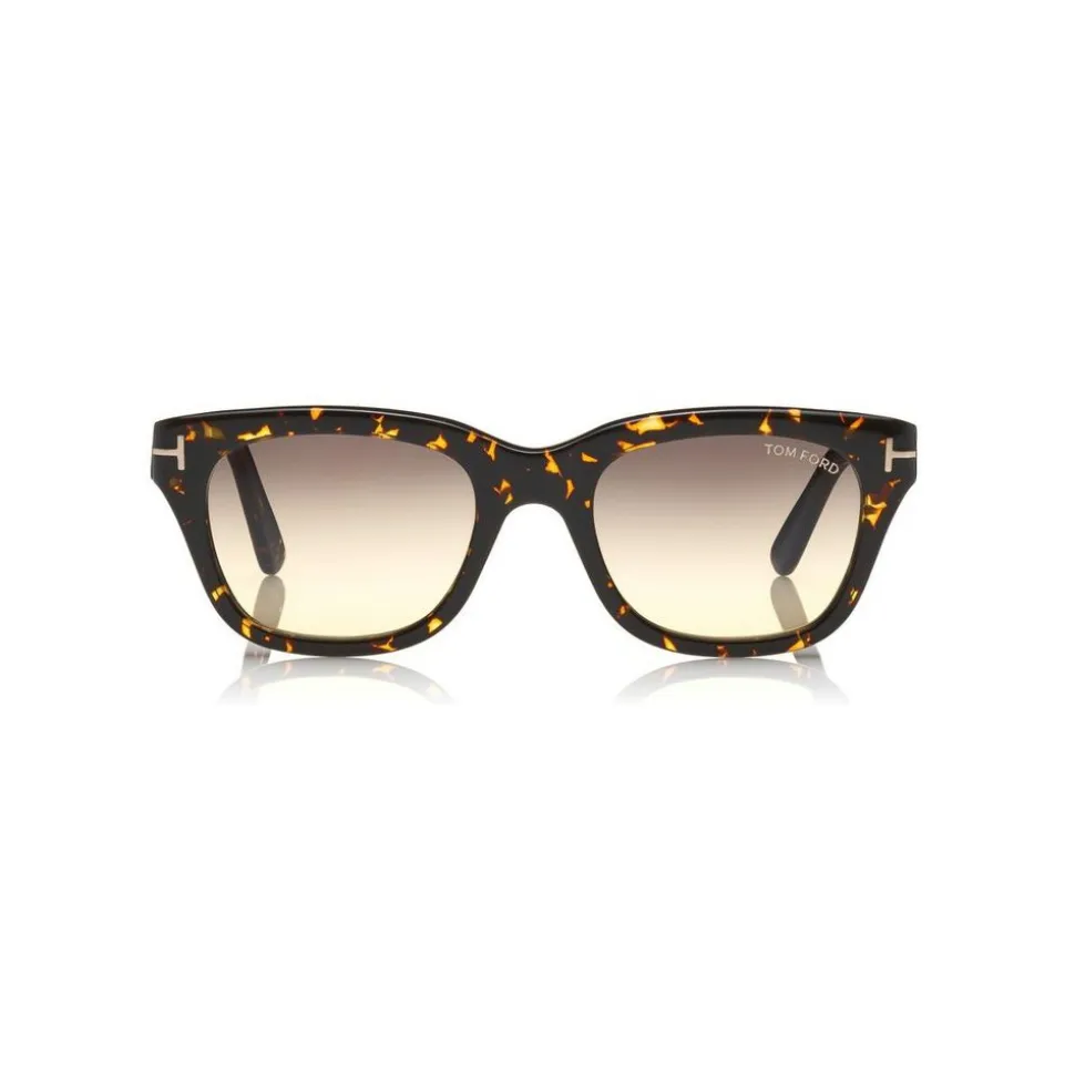 Tom Ford - Snowdon Sunglasses - Squared Acetate Sunglasses - Tortoise Havana - FT0237 - Sunglasses - Tom Ford Eyewear - Avvenice