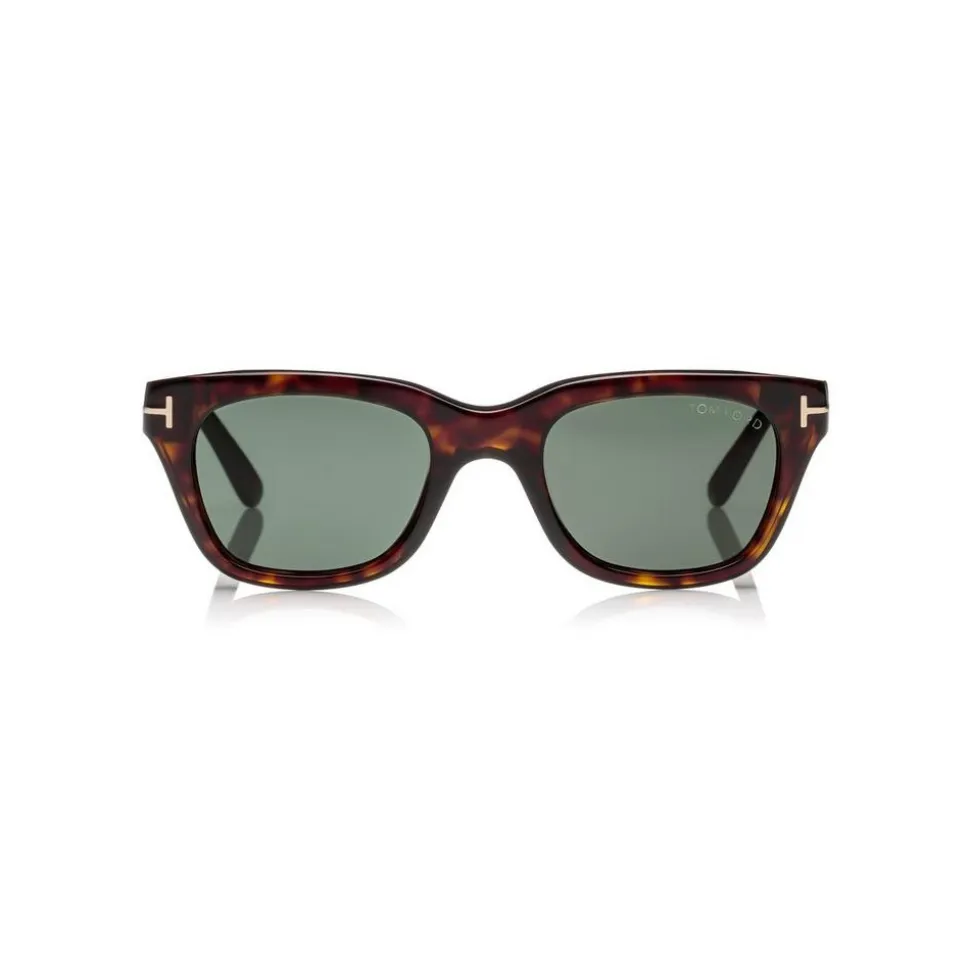 Tom Ford - Snowdon Sunglasses - Squared Acetate Sunglasses - Havana - FT0237 - Sunglasses - Tom Ford Eyewear - Avvenice