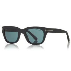 Tom Ford - Snowdon Sunglasses - Squared Acetate Sunglasses - Matte Black - FT0237 - Sunglasses - Tom Ford Eyewear - Avvenice