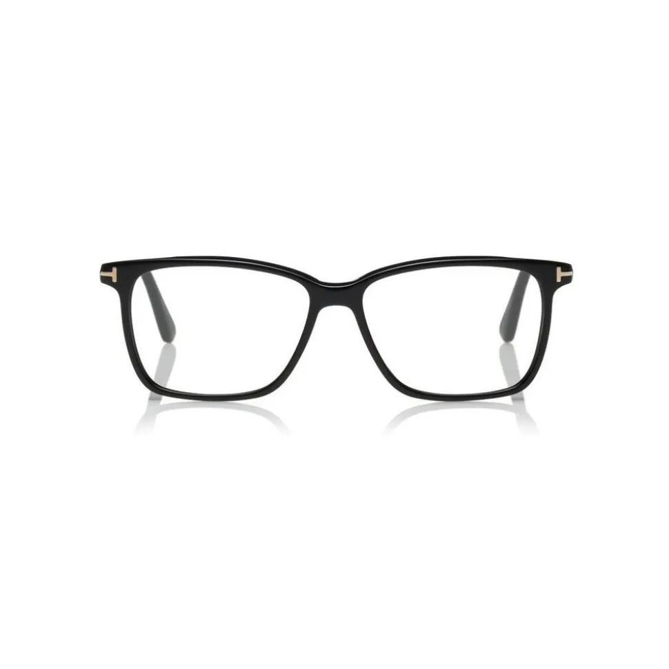 Tom Ford - Soft Square Optical Glasses - Square Optical Glasses - Black - FT5478-B - Optical Glasses - Tom Ford Eyewear - Avvenice