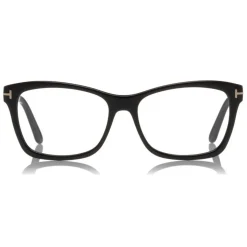 Tom Ford - Soft Square Optical Glasses - Squared Acetate Optical Glasses - Black - FT5424 - Optical Glasses - Tom Ford Eyewear - Avvenice