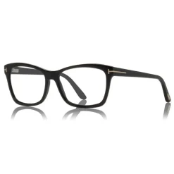 Tom Ford - Soft Square Optical Glasses - Squared Acetate Optical Glasses - Black - FT5424 - Optical Glasses - Tom Ford Eyewear - Avvenice