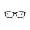 Tom Ford - Square Acetate Optical Frame - Black Gold - FT5313 - Optical Glasses - Tom Ford Eyewear - Avvenice