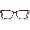 Tom Ford - Square Acetate Optical Frame - LIght Havana - FT5313 - Optical Glasses - Tom Ford Eyewear - Avvenice