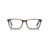 Tom Ford - Square Optical Glasses - Square Optical Glasses - Dark Havana - FT5584-B – Optical Glasses - Tom Ford Eyewear - Avvenice