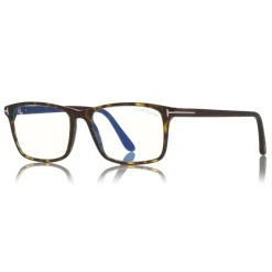Tom Ford - Square Optical Glasses - Square Optical Glasses - Dark Havana - FT5584-B – Optical Glasses - Tom Ford Eyewear - Avvenice