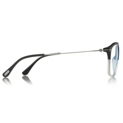 Tom Ford - Square Optical Glasses - Black Crystal - FT5588-B - Optical Glasses - Tom Ford Eyewear - Avvenice