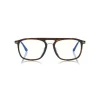 Tom Ford - Square Optical Glasses - Dark Havana - FT5588-B - Optical Glasses - Tom Ford Eyewear - Avvenice
