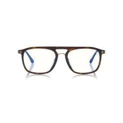 Tom Ford - Square Optical Glasses - Dark Havana - FT5588-B - Optical Glasses - Tom Ford Eyewear - Avvenice