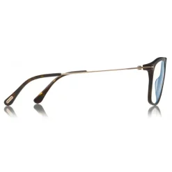 Tom Ford - Square Optical Glasses - Dark Havana - FT5588-B - Optical Glasses - Tom Ford Eyewear - Avvenice
