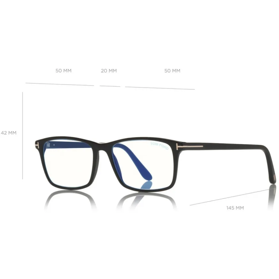 Tom Ford - Square Optical Glasses - Square Optical Glasses - Black - FT5584-B – Optical Glasses - Tom Ford Eyewear - Avvenice