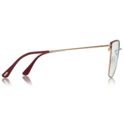Tom Ford - Square Optical Glasses - Square Optical Glasses - Red - FT5574-B – Optical Glasses - Tom Ford Eyewear - Avvenice