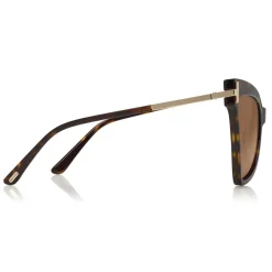 Tom Ford - Tallulah Sunglasses - Butterfly Acetate Sunglasses - Dark Havana - FT0767 - Sunglasses - Tom Ford Eyewear - Avvenice