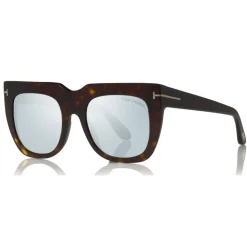 Tom Ford - Thea Sunglasses - Square Acetate Sunglasses - Havana - FT0687 - Sunglasses - Tom Ford Eyewear - Avvenice