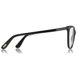 Tom Ford - Thin Cat-Eye Optical Glasses - Cat-Eye Acetate Optical Glasses - Black - FT5513 - Optical Glasses - Tom Ford Eyewear - Avvenice