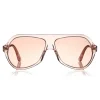 Tom Ford - Thomas Sunglasses - Pilot Acetate Sunglasses - FT0732 - Pink - Tom Ford Eyewear - Avvenice