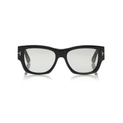 Tom Ford - Tom N.12 Sunglasses - Square Shaped Sunglasses - Green Horn - FT0601-P - Sunglasses - Tom Ford Eyewear - Avvenice