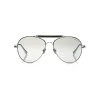 Tom Ford - Tom N.16 Sunglasses - Pilot Style Sunglasses - Silver - FT0704-P - Sunglasses - Tom Ford Eyewear - Avvenice