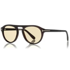 Tom Ford - Tom N.3 Sunglasses - Real Horn Optical Frame Sunglasses - Green Horn - FT5438-P - Sunglasses - Tom Ford Eyewear - Avvenice