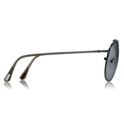 Tom Ford - Tom N.6 Sunglasses - Aviator Sunglasses - Black - FT0489-P - Sunglasses - Tom Ford Eyewear - Avvenice