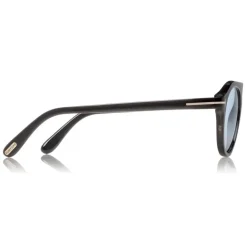 Tom Ford - Tom N.3 Sunglasses - Real Horn Optical Frame Sunglasses - Dark Brown - FT5438-P - Sunglasses - Tom Ford Eyewear - Avvenice