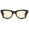 Tom Ford - Tom N.5 Sunglasses - Horn Frame Sunglasses - Brown Horn - FT5439-P - Sunglasses - Tom Ford Eyewear - Avvenice