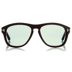 Tom Ford - Tom N.7 Sunglasses - Real Buffalo Horn Frame Sunglasses - Black Horn - FT5440-P - Sunglasses - Tom Ford Eyewear - Avvenice