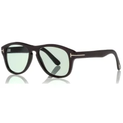Tom Ford - Tom N.7 Sunglasses - Real Buffalo Horn Frame Sunglasses - Black Horn - FT5440-P - Sunglasses - Tom Ford Eyewear - Avvenice