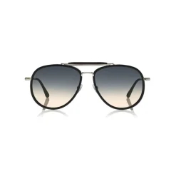 Tom Ford - Tripp Sunglasses - Pilot Shape Sunglasses - Black - FT0666 - Sunglasses - Tom Ford Eyewear - Avvenice