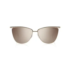 Tom Ford - Veronica Sunglasses - Cat-Eye Acetate Sunglasses - Rose Gold Brown - FT0684 - Sunglasses - Tom Ford Eyewear - Avvenice
