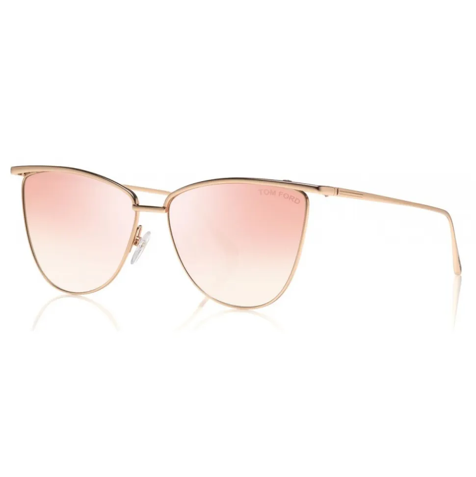 Tom Ford - Veronica Sunglasses - Cat-Eye Acetate Sunglasses - Pink - FT0684 - Sunglasses - Tom Ford Eyewear - Avvenice