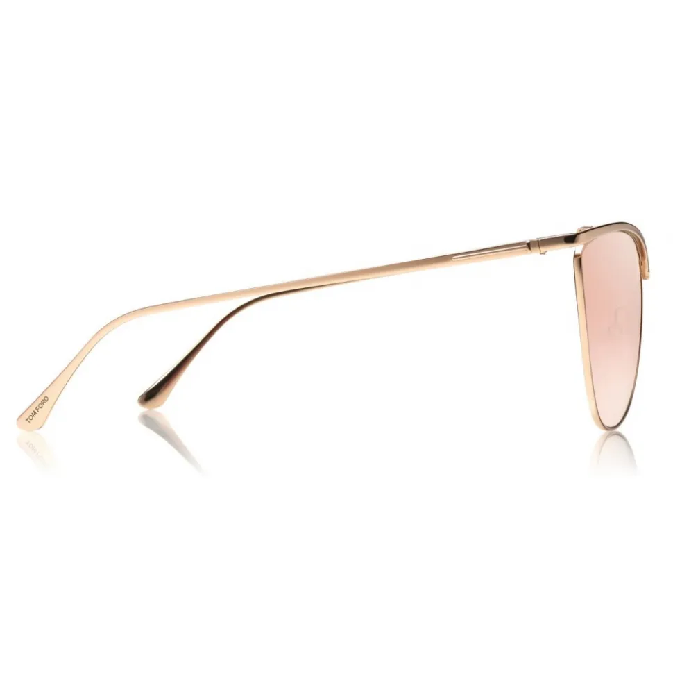 Tom Ford - Veronica Sunglasses - Cat-Eye Acetate Sunglasses - Pink - FT0684 - Sunglasses - Tom Ford Eyewear - Avvenice