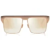 Tom Ford - West Gold Plated Sunglasses - Square Gold Plated Sunglasses - Rose Gold - FT0706 - Sunglasses - Tom Ford Eyewear - Avvenice
