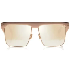 Tom Ford - West Gold Plated Sunglasses - Square Gold Plated Sunglasses - Rose Gold - FT0706 - Sunglasses - Tom Ford Eyewear - Avvenice