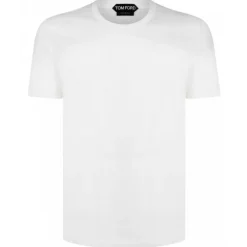 Tom Ford - White Crew Neck T-Shirt - Tom Ford Exclusive Luxury Collection - Avvenice