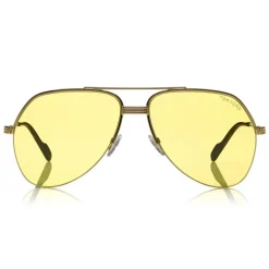 Tom Ford - Wilder Sunglasses - Pilot Acetate Sunglasses - FT0644 - Yellow - Tom Ford Eyewear - Avvenice