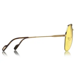 Tom Ford - Wilder Sunglasses - Pilot Acetate Sunglasses - FT0644 - Yellow - Tom Ford Eyewear - Avvenice