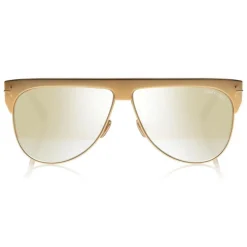Tom Ford - Winter Gold Plated Sunglasses - Pilot Style Sunglasses - Gold - FT0707 - Sunglasses - Tom Ford Eyewear - Avvenice