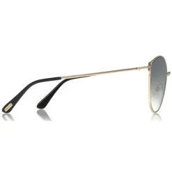 Tom Ford - Zeila Sunglasses - Round Metal Sunglasses - Gold - FT0654 - Sunglasses - Tom Ford Eyewear - Avvenice
