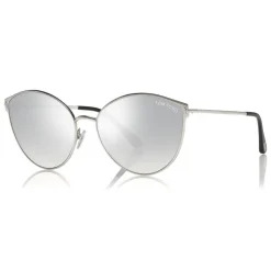 Tom Ford - Zeila Sunglasses - Round Metal Sunglasses - White Gold - FT0654 - Sunglasses - Tom Ford Eyewear - Avvenice